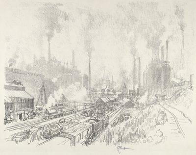 En la tierra del hierro y el acero de Joseph Pennell