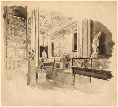 Interior, Museo Fitzwilliam de Joseph Pennell