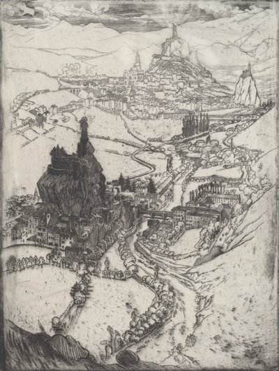 Le Puy, 1894 de Joseph Pennell