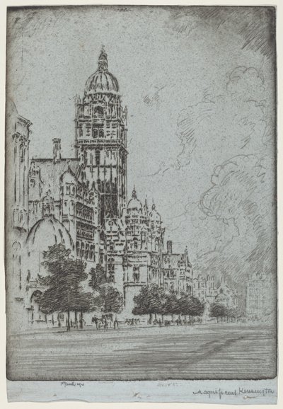 Magnífico Kensington de Joseph Pennell