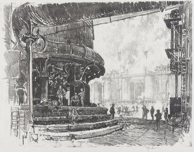La fabricación de arrabio: la base de los altos hornos de Joseph Pennell