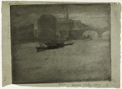 Niebla en el Támesis de Joseph Pennell