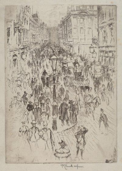 New Oxford Street, Londres de Joseph Pennell