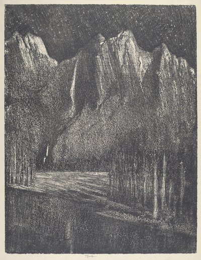 Noche en Yosemite de Joseph Pennell
