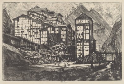 Viejo ojos de millón, 1910 de Joseph Pennell