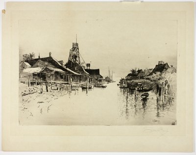 Pilot Town, La. de Joseph Pennell