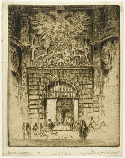 Pórtico de San Maclou, Ruan de Joseph Pennell