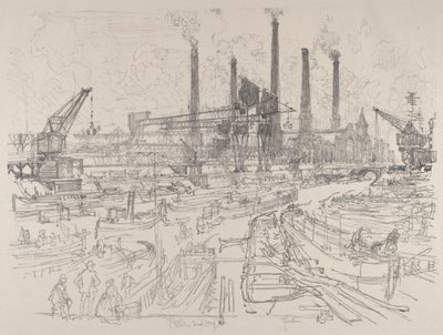 Central eléctrica, Berlín de Joseph Pennell