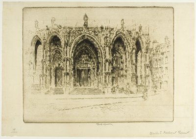 Puerta Visagara, Puerta de Madrid, Toledo de Joseph Pennell
