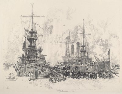 Listo para el servicio nuevamente, 1917 de Joseph Pennell