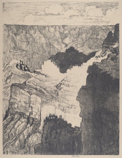 Camino a la Ciudad Blanca, No.I de Joseph Pennell