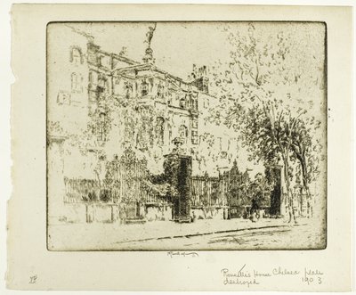 Casa de Rossetti de Joseph Pennell