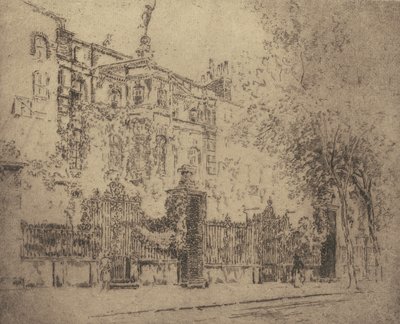 Casa de Rossetti de Joseph Pennell