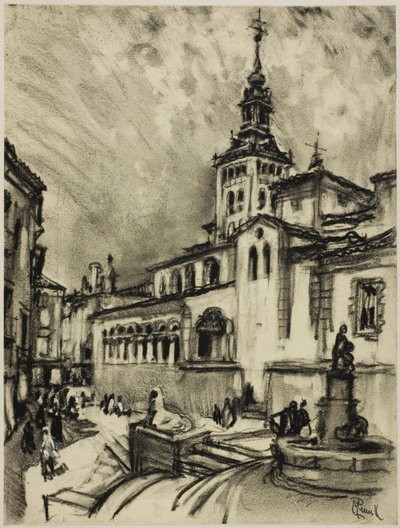 San Martín, Segovia de Joseph Pennell