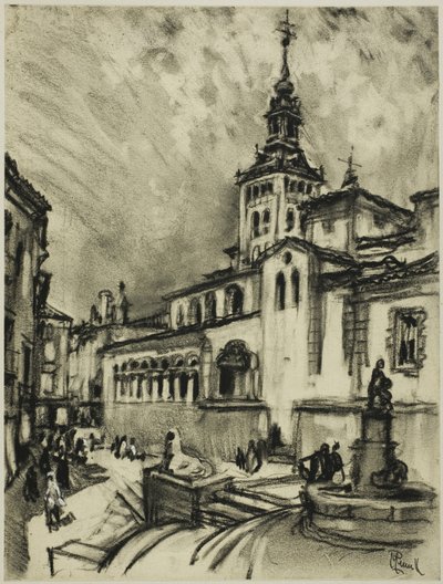 San Martín, Segovia de Joseph Pennell