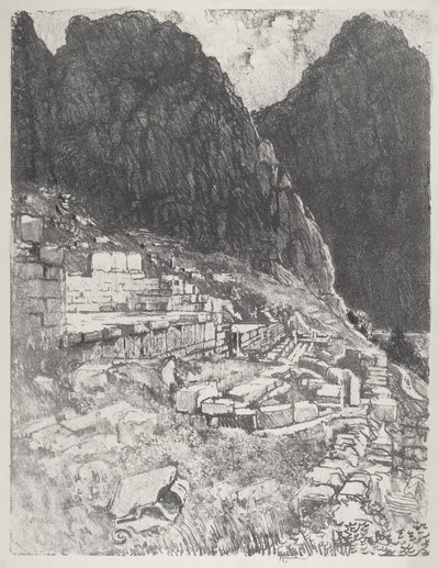 Asientos de los poderosos, Delfos de Joseph Pennell
