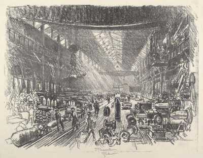 Fábrica de proyectiles, No.I de Joseph Pennell