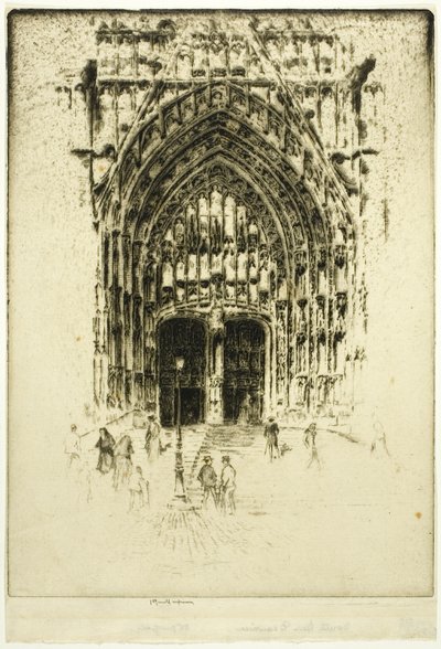 Puerta sur, Beauvais de Joseph Pennell