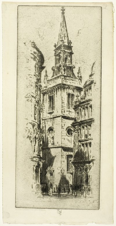 San Agustín y Santa Fe de Joseph Pennell