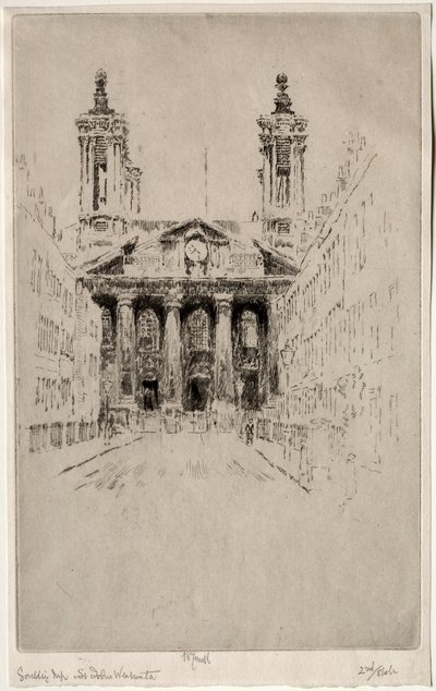 San Juan, Westminster de Joseph Pennell