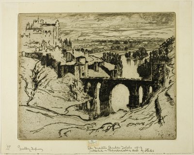 Puente de San Martín, Toledo de Joseph Pennell