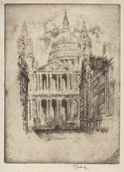 San Pablo, Fleet Street, Londres de Joseph Pennell