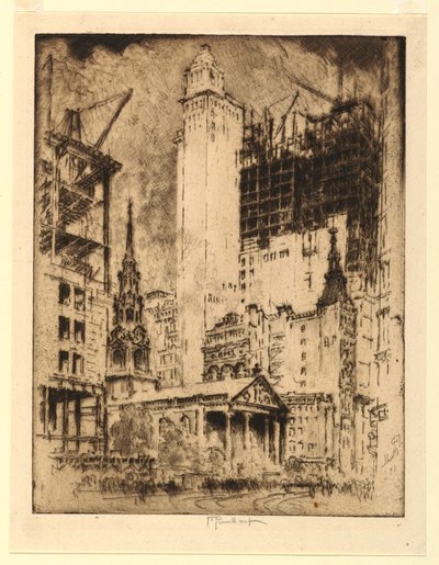 San Pablo, Nueva York de Joseph Pennell
