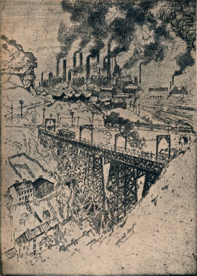 Acero - Obras de Edgar Thomson, 1909 de Joseph Pennell