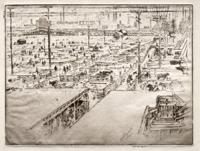 Mataderos, Chicago de Joseph Pennell