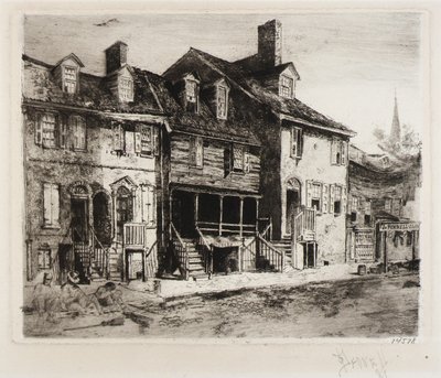 Barrenderos, Casas antiguas de Joseph Pennell