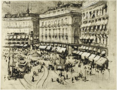 Día de verano en Madrid de Joseph Pennell