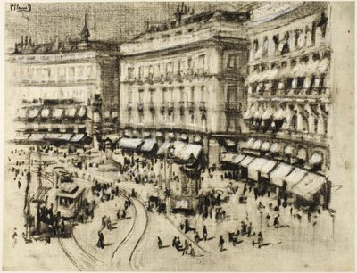 Día de verano en Madrid de Joseph Pennell