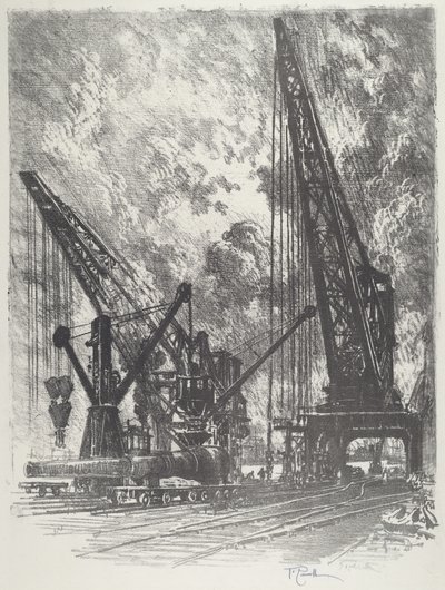 Llevando el gran cañón de Joseph Pennell