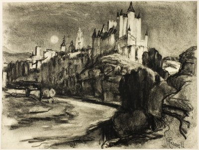 El Alcázar, Segovia de Joseph Pennell