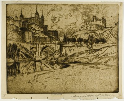 El Alcázar, Toledo de Joseph Pennell