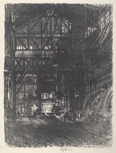 La prensa de placas de armadura de Joseph Pennell