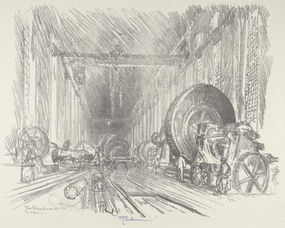 La Basílica de la Guerra, 1916 de Joseph Pennell