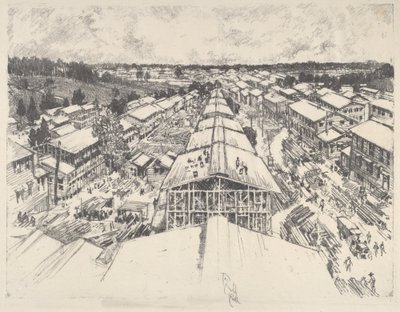 El campamento, la nueva arquitectura de Joseph Pennell