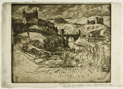 Los castillos, Toledo de Joseph Pennell