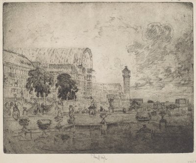 El Palacio de Cristal de Joseph Pennell