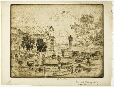 El Palacio de Cristal de Joseph Pennell