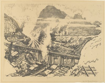 El corte en Paraíso de Joseph Pennell