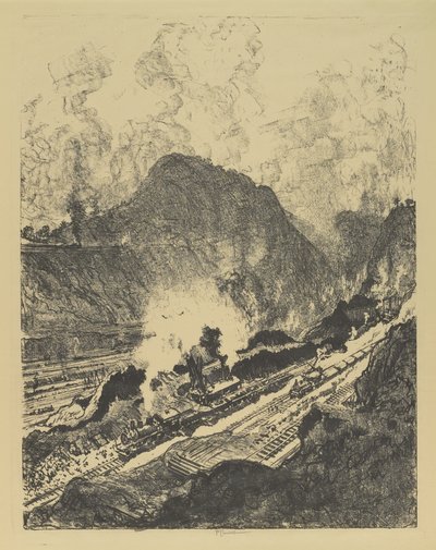 El corte de Culebra de Joseph Pennell
