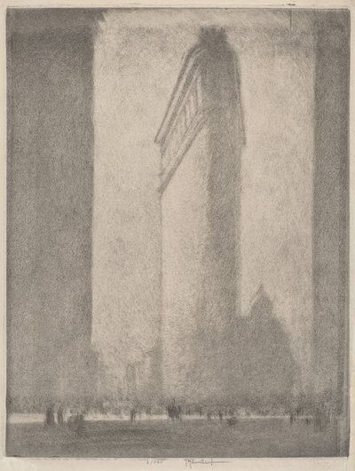 El Edificio Flatiron, Nueva York de Joseph Pennell