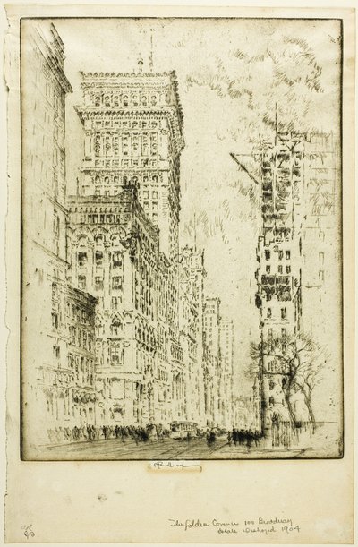 La cornisa dorada, I de Joseph Pennell