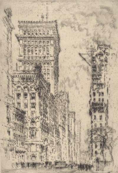 La Cornisa Dorada, I, 1904 de Joseph Pennell
