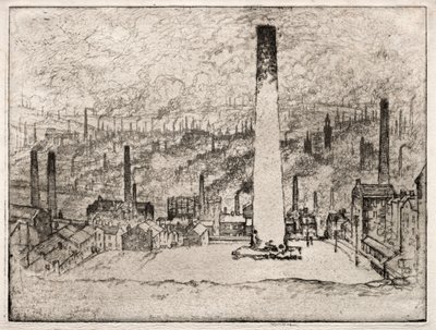La Gran Chimenea, Bradford de Joseph Pennell