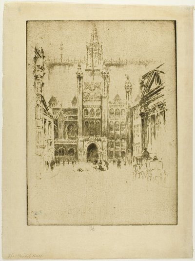 El salón del gremio de Joseph Pennell