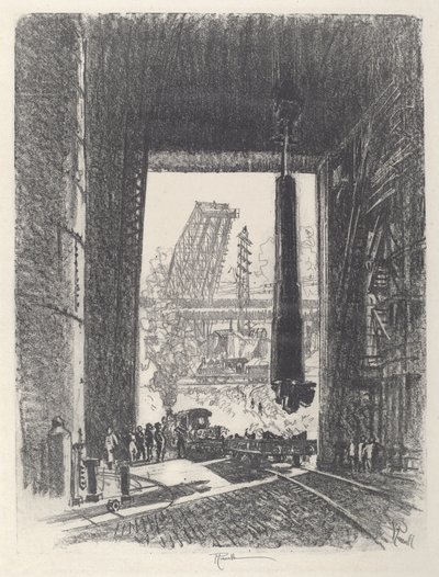 El pozo de armas, No.I de Joseph Pennell