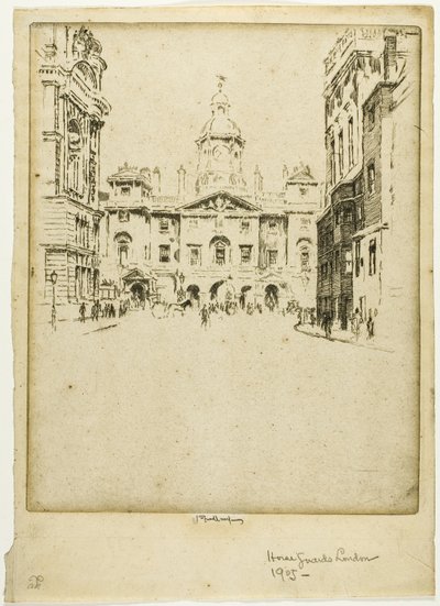 La Guardia Montada de Joseph Pennell